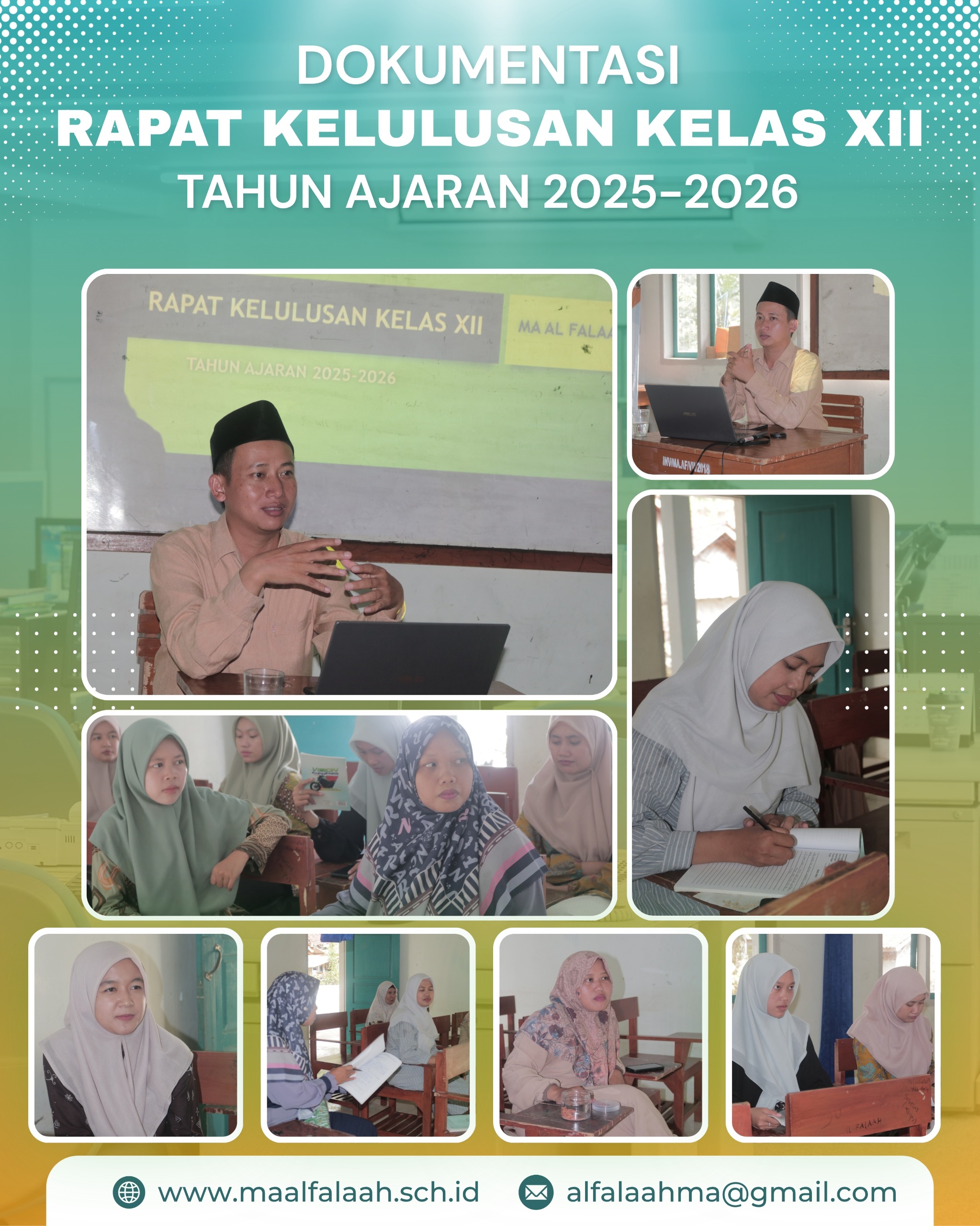 Rapat Kelulusan Kelas XII Tahun Ajaran 2025–2026 Digelar dengan Penuh Tanggung Jawab dan Profesionalisme