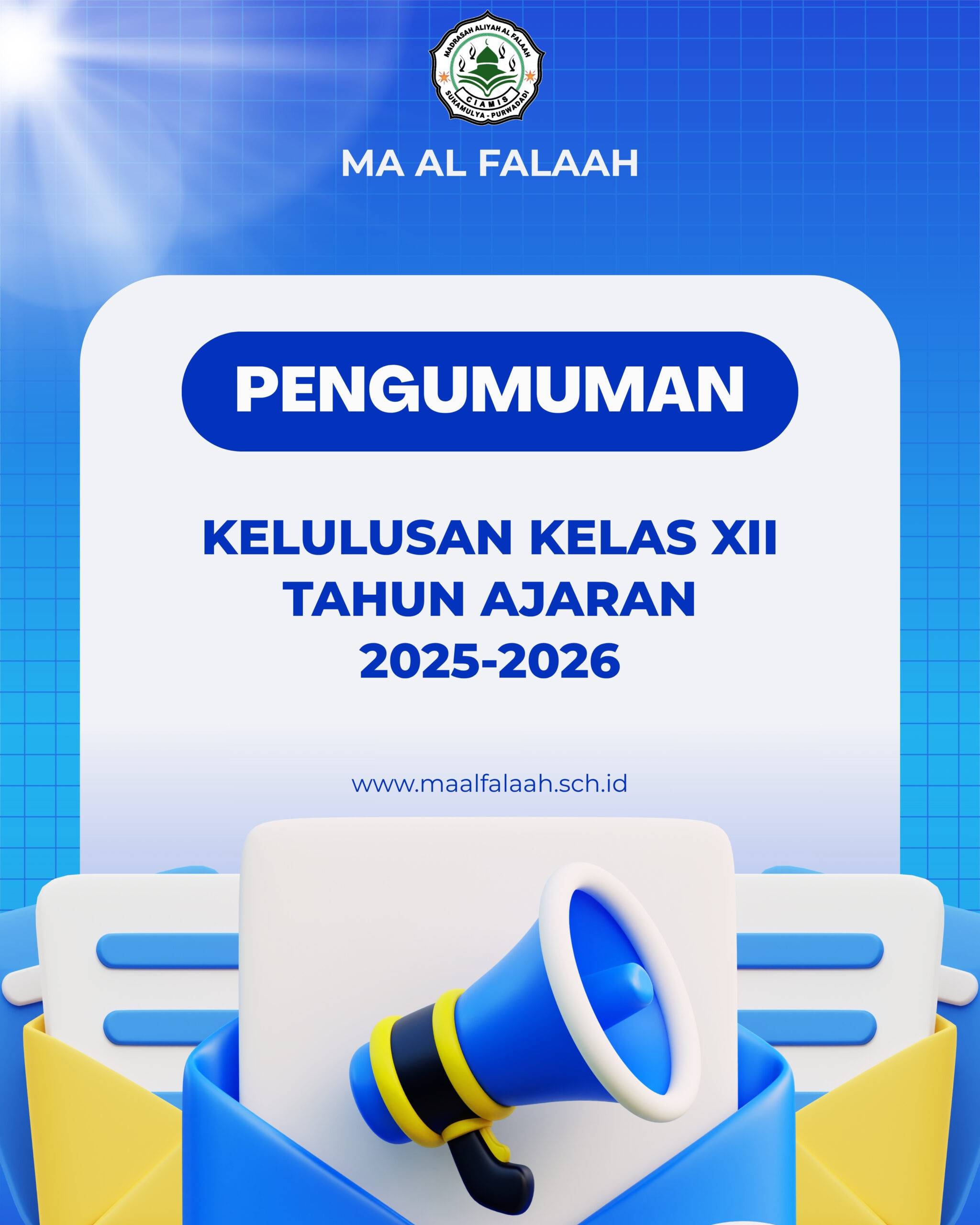 PENGUMUMAN KELULUSAN KELAS XII